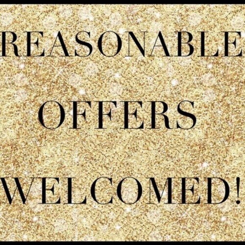 Reasonable offers welcomed